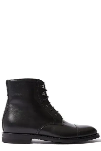 Scarosso Ankle Boots Paolo Nero Calf Leather In Black - Calf