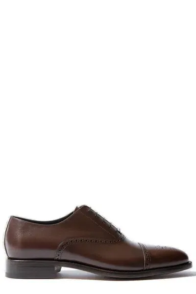 Scarosso Silvio Classic Lace In Brown