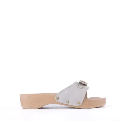 Scholl Pescura Heel Womens White Sandals