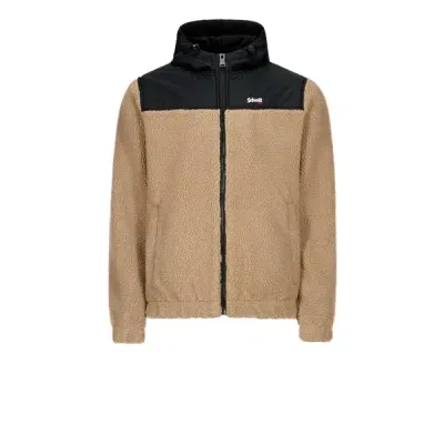 Schott Hooded Jacket In Brown