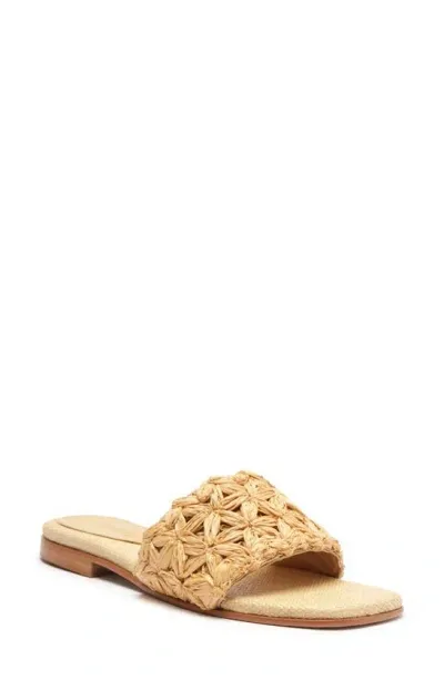 Schutz Women's Ayla Woven Slide Sandals In Beige