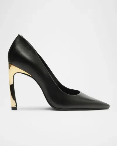 Schutz Lou Curve Stiletto Pumps In Black