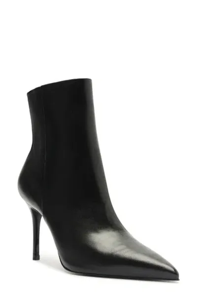 Schutz Mikki Pointed Toe Bootie In Black