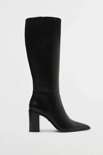 Schutz Mikki Up Block Knee-high Boot In Black, Women's At Urban Outfitters