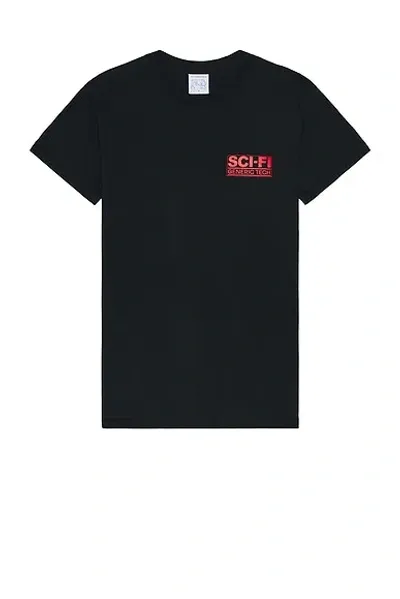 Sci-fi Fantasy Generic Tech Tee In Black