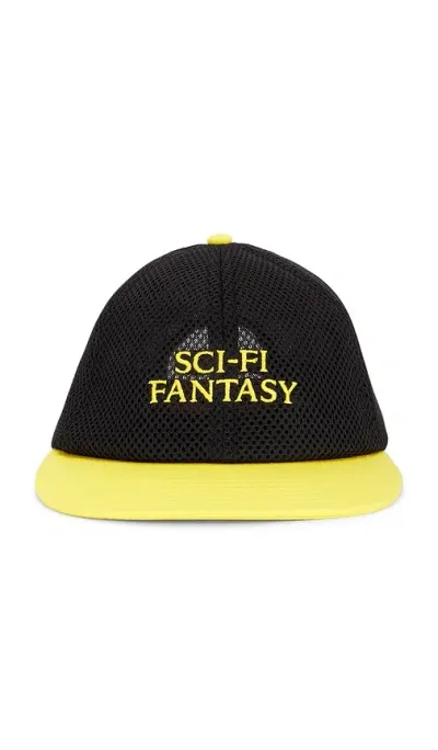 Sci-fi Fantasy Logo Hat In Black