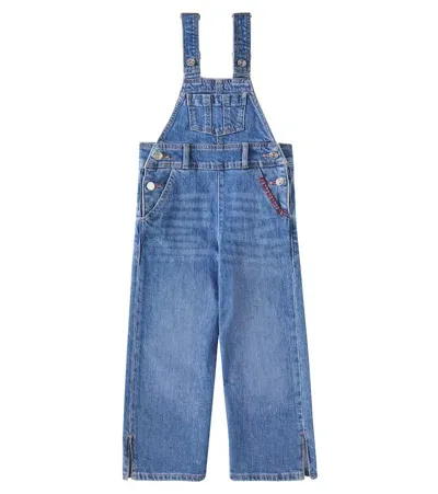 Scotch & Soda Kids' Denim Overall In Blue