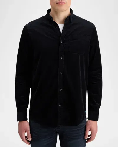 Scotch & Soda Men's Corduroy Sport Shirt In 0008-black