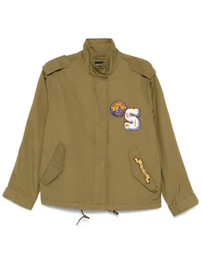 Scotch & Soda Patch-detail Jacket In Green