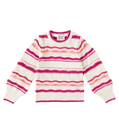 Scotch & Soda Kids' Striped Sweater In Multicoloured