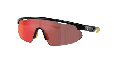 Scuderia Ferrari Unisex Sunglass Fz6004u In Red Gold Mirror