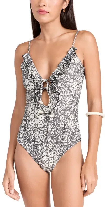 Sea Katrine Print One Piece Black