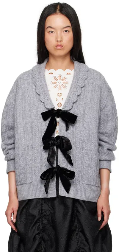 Sea Ny Gray Mariella Cardigan In Grey Grey