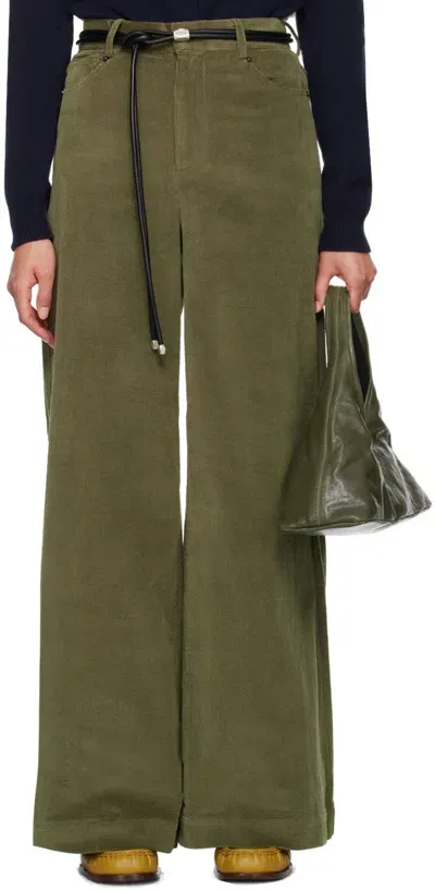 Sea Ny Khaki Carine Jeans In Green