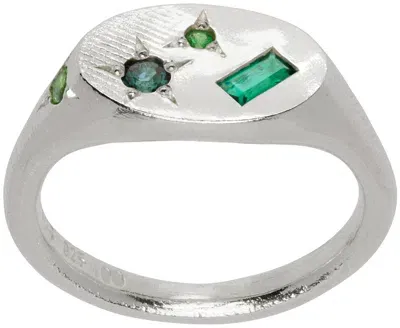 Seb Brown Silver Xl Neapolitan Ring In Sterling Silver