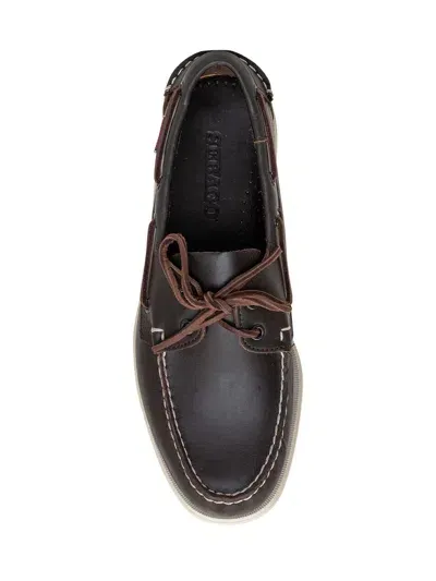 Sebago Cayuga Brown Leather Loafer