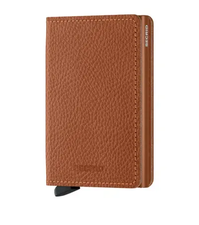 Secrid Veg Leather Slimwallet In Brown