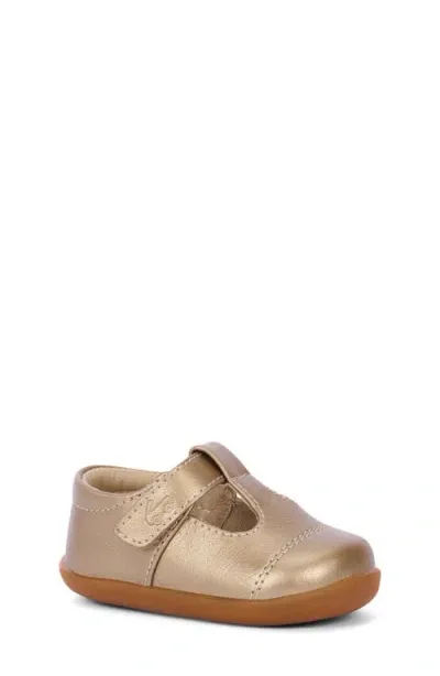 See Kai Run Kids' Bianca Mini Mary Jane Flat In Gold