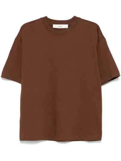 Séfr Atelier T-shirt In Brown