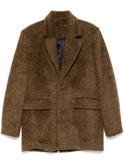 Séfr Evan Coat In Brown