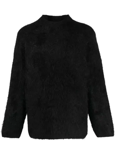 Séfr Harubla Brused-effect Jumper In Black