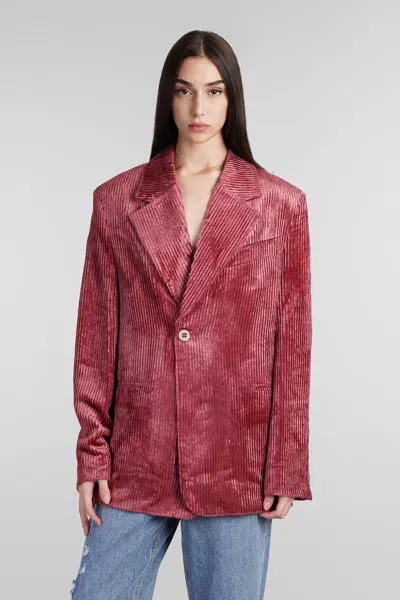 Séfr Natsumi Blazer Blazer In Rose-pink Viscose