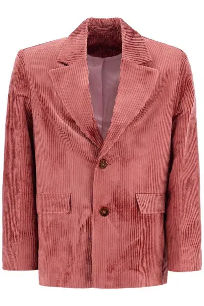 Séfr Corduroy Blazer For Men In Pink