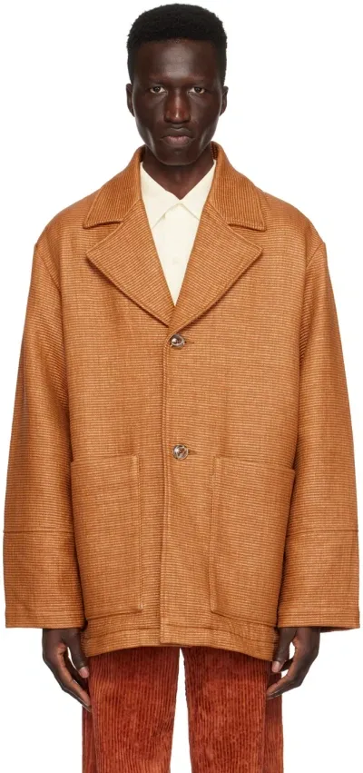 Séfr Tan Socorro Coat In Orange