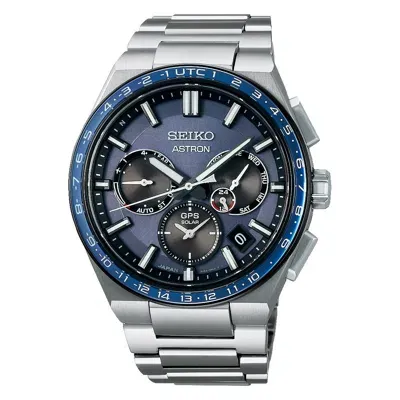 Seiko Astron Mod. Solar Gps In Metallic