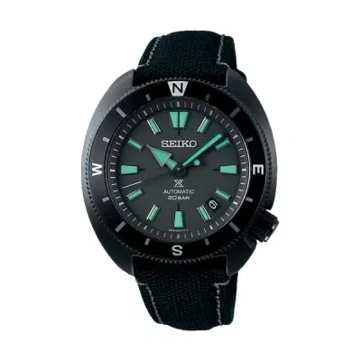 Seiko Prospex Mod. Divers - Black Serie Night Vision Tortuga Automatic - Limited Edition