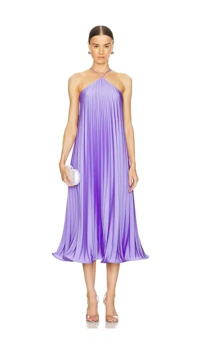 Selezza London Ruby Midi Dress In Lavender