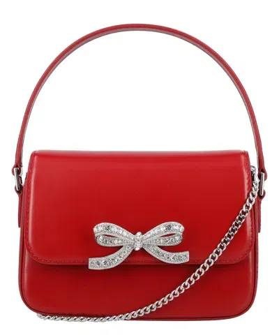 Self-portrait New Baguette Shoulder Bag In Red