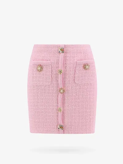 Self-portrait Skirt In Pink