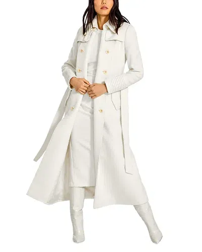 Sentaler Trench Coat In Ivory