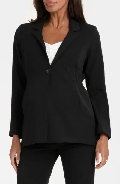 Seraphine Corporate Maternity Blazer In Black