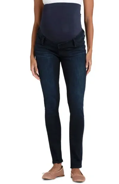 Seraphine Women's Over Bump Skinny Maternity Jeans In Indigo