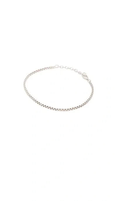 Serge De Nimes Box Chain Bracelet In Silver