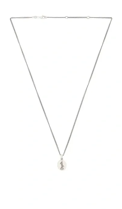 Serge De Nimes Rose Necklace In Silver