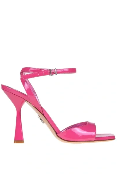 Sergio Levantesi Woman Sandals Fuchsia Size 10 Soft Leather In Shocking Pink