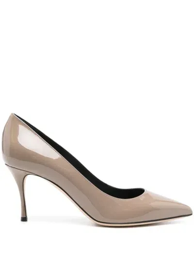 Sergio Rossi Godiva 75mm Pumps In Brown