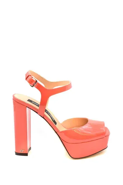 Sergio Rossi Sandals In Coral