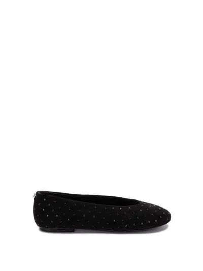 Sergio Rossi Sr Arc Ballet Flats In Black  