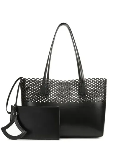 Sergio Rossi Sr Mermaid Tote Bag In Black