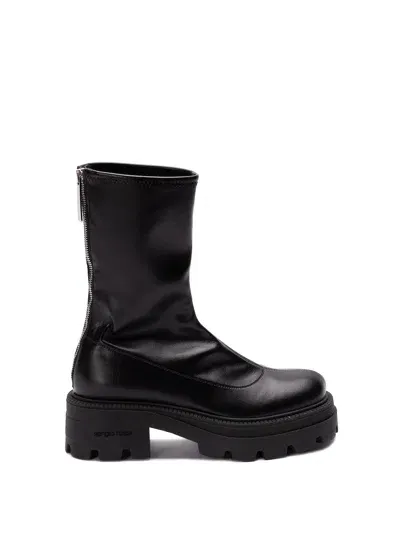 Sergio Rossi Sr Milla` Ankle Boots In Black  