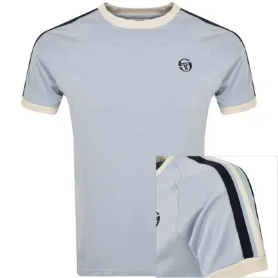 Sergio Tacchini Ringer T Shirt Blue