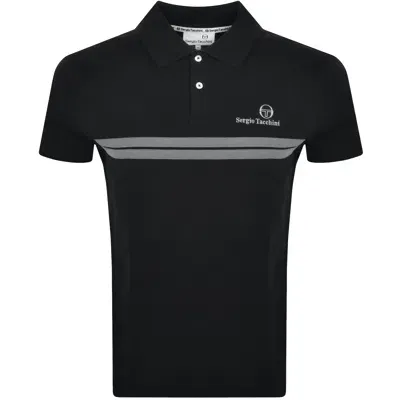 Sergio Tacchini Supermac Polo T Shirt Black