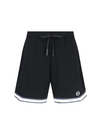 Sergio Tacchini Trousers In Black