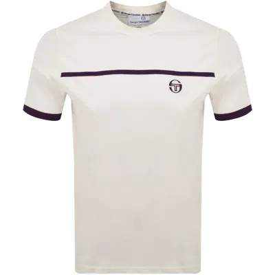 Sergio Tacchini Wilding T Shirt Cream In White