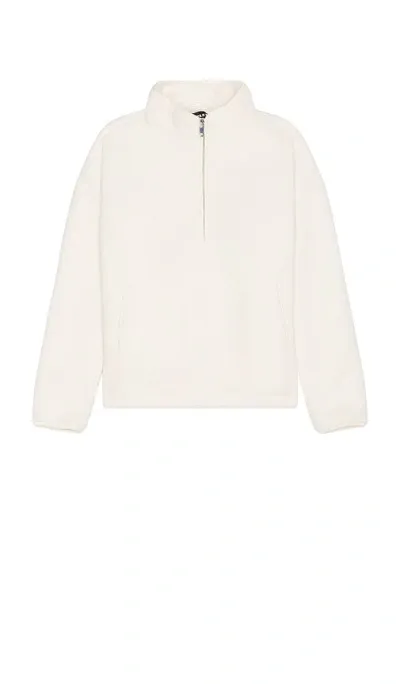 Ser.o.ya Carter Faux Shearling Zip Jacket In Eggshell