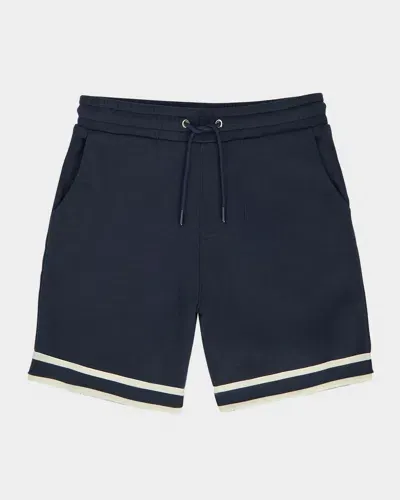 Ser.o.ya Men's Mateo Fleece Shorts In Navy/white